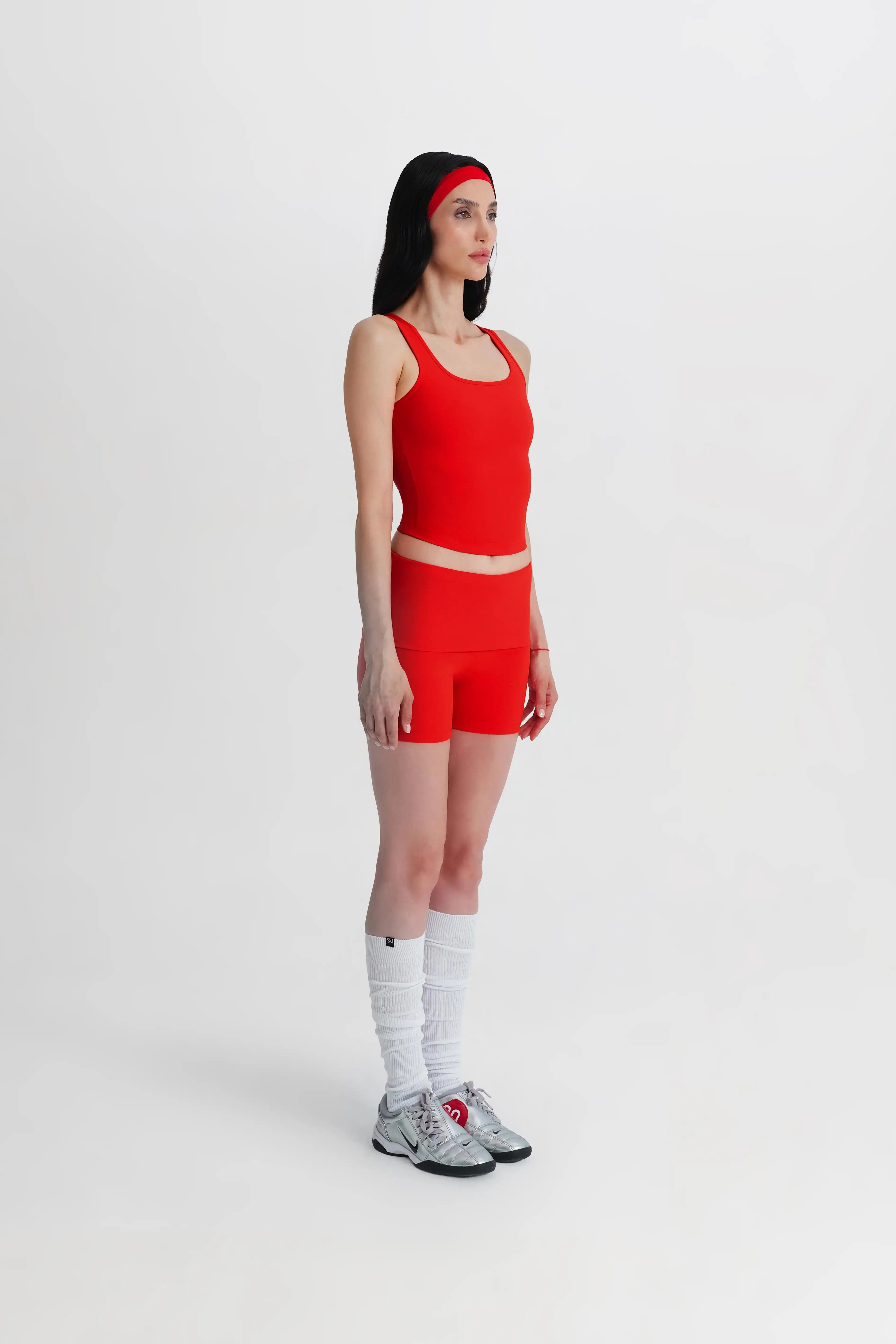 Off-Duty Shorts Set - Kırmızı