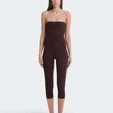 After Hours Jumpsuit - Kahverengi