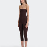 After Hours Jumpsuit - Kahverengi