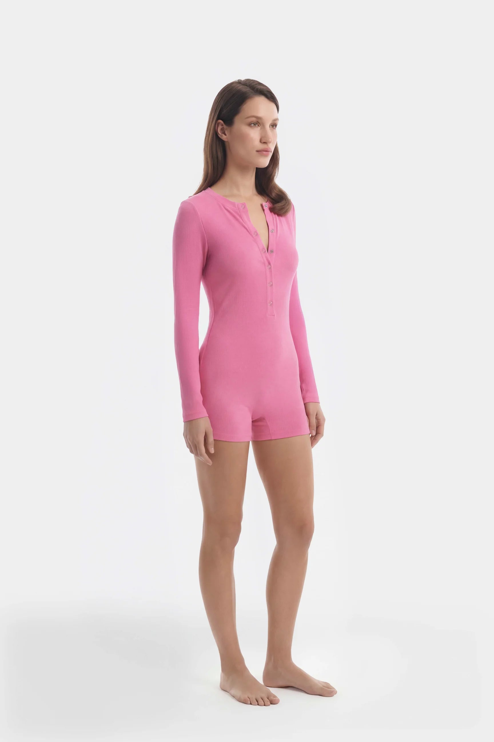 Crush Playsuit - Pembe