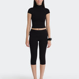 Off-Duty Yoga Capri Pants - Siyah