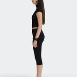 Off-Duty Yoga Capri Pants - Siyah