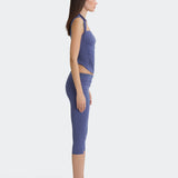 Off-Duty Capri Set - Mavi