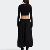 Sky Long Sleeve Top - Siyah