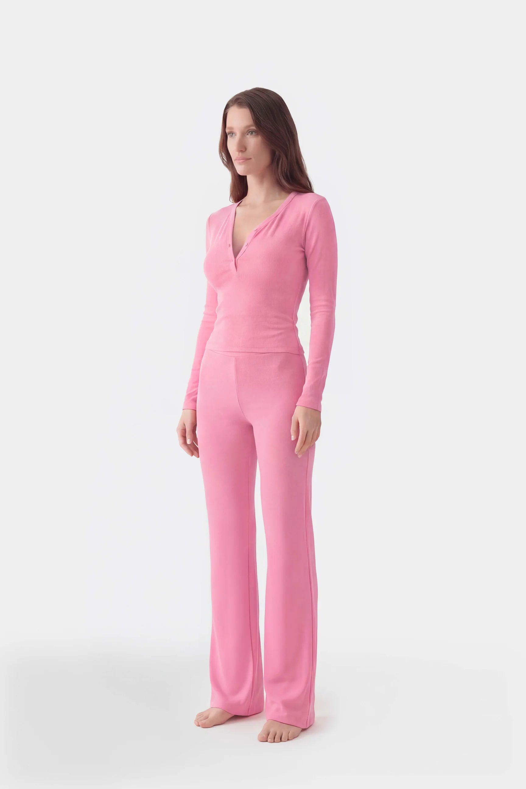 Soft Lounge Pants - Pembe