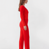 Soft Lounge Pants - Kırmızı